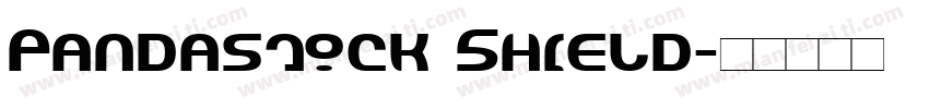 Pandastock Shield字体转换